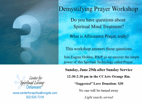 DemystifyingPrayerWorkshop - June 29, 2025