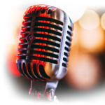 Microphone by Israel Palacio (blur to white on 3 sides)